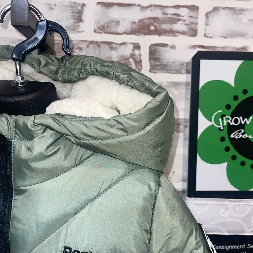 Reebok Olive Quilted Jacket 14/16